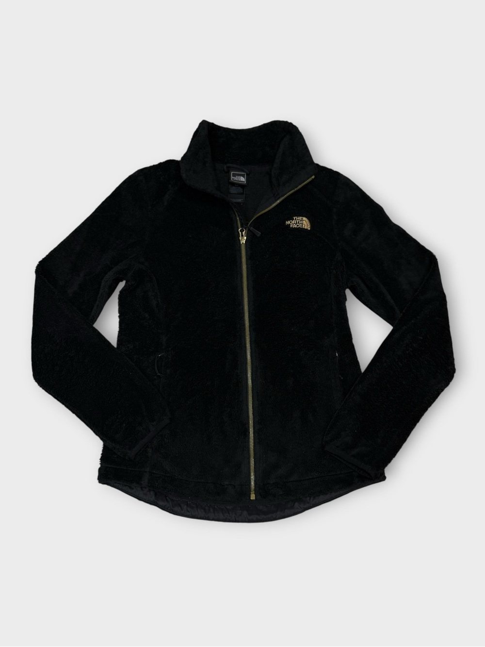 The North Face Osito Fleece Jacket Black Full Zip Soft Plush Jacket Women’s XS